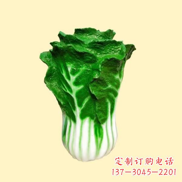 南通白菜精灵——艺术化的仿真果蔬雕塑