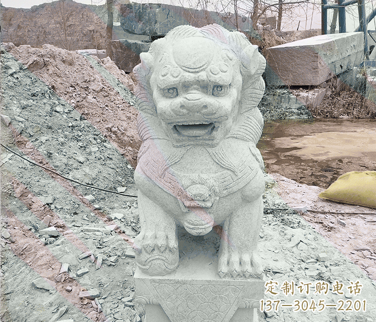 南通公园石雕狮子