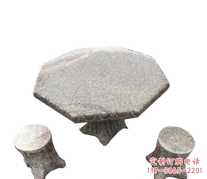 南通八角石桌凳系列