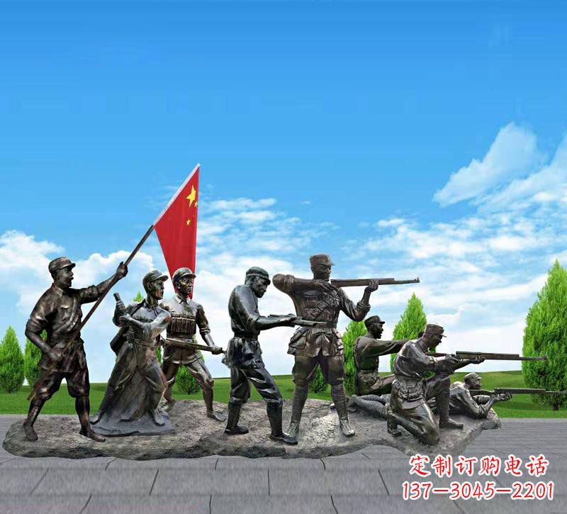 南通“战士精神”铜雕