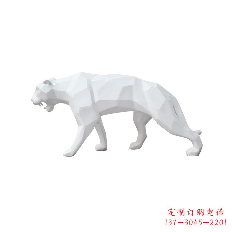 南通玻璃钢豹雕塑