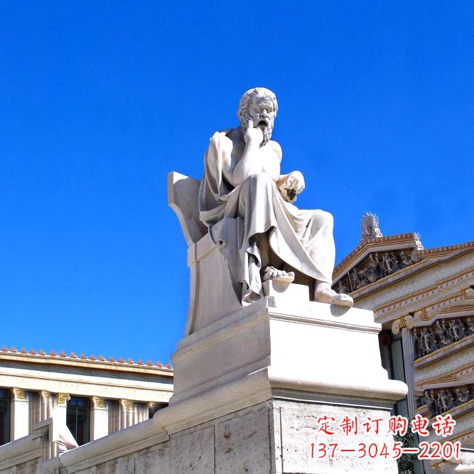 南通柏拉图大理石景观雕塑——完美融合现代城市文化与古典艺术