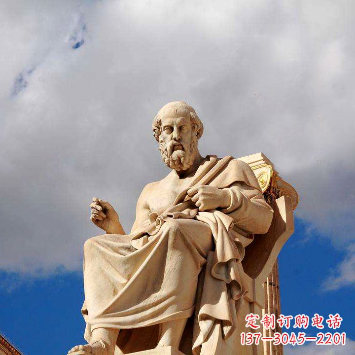 南通柏拉图砂岩石雕景观-公园广场世界知名人物雕塑