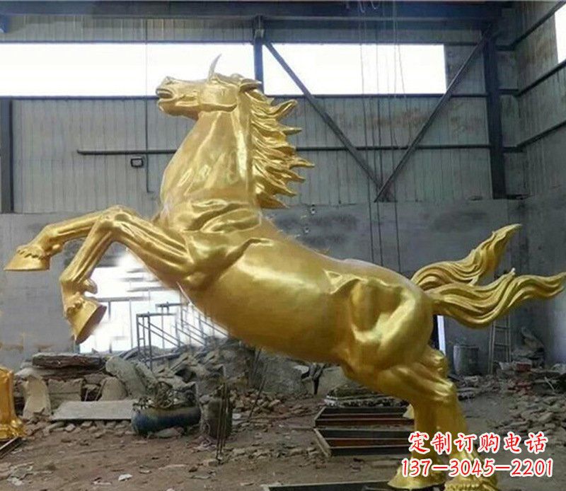 南通精致马铜雕塑