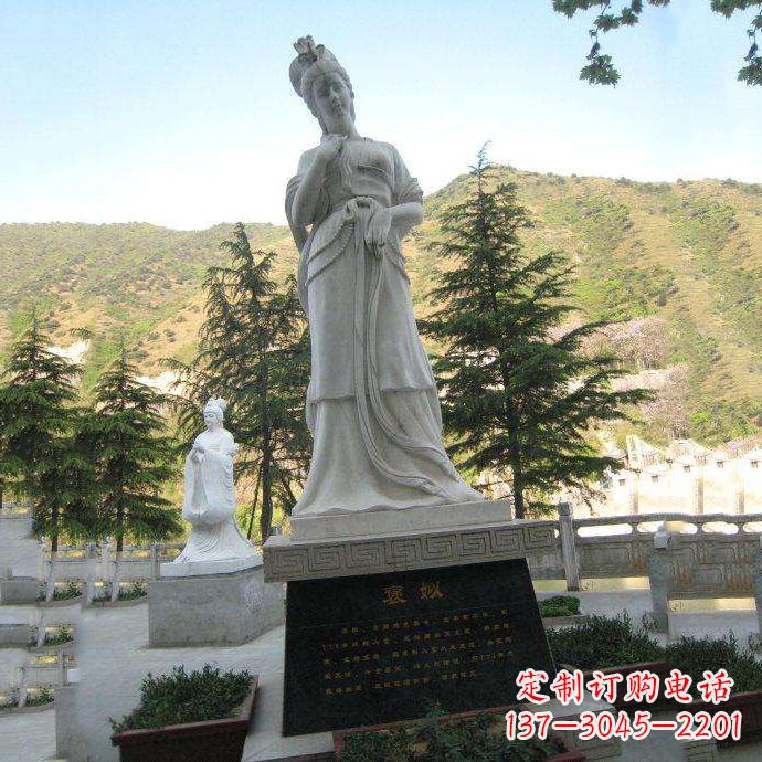 南通传承中国古代美女——褒姒雕像