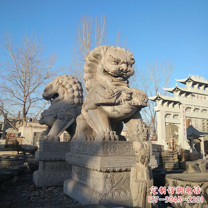 南通新室内装饰狮子雕塑