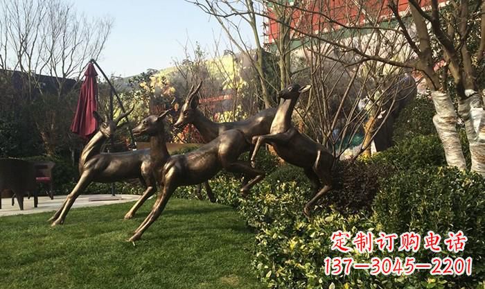 南通奔跑的小鹿铜雕