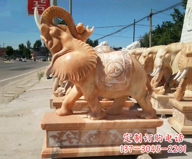 南通大象石雕,给你美好的祝愿