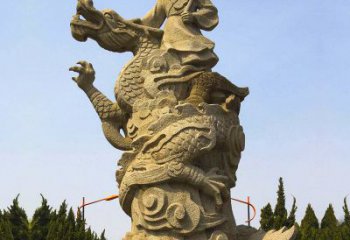 南通“五帝”之颛顼砂岩石雕像-公园景区古代历史人物雕塑