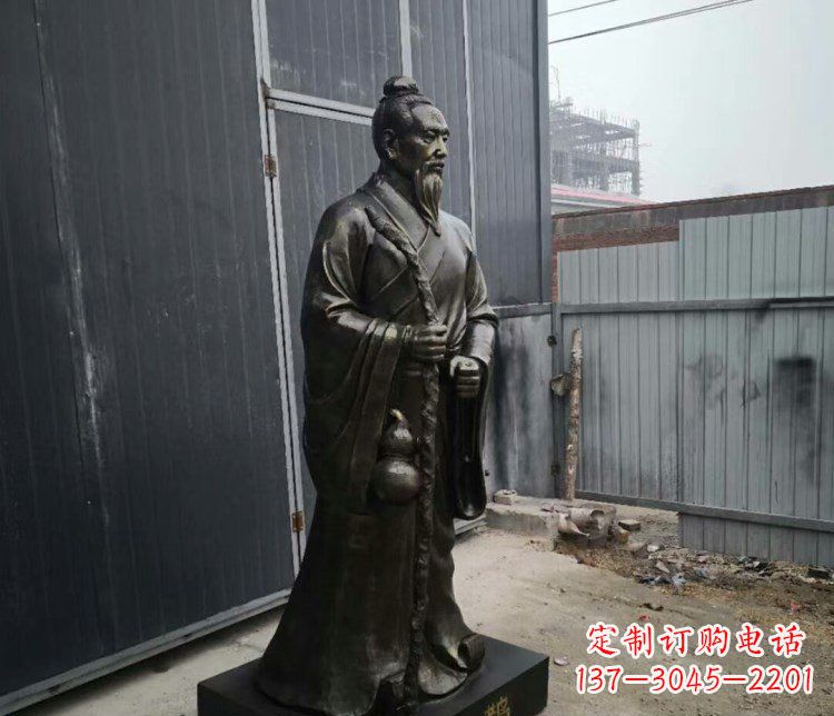 南通扁鹊名医铜雕摆件