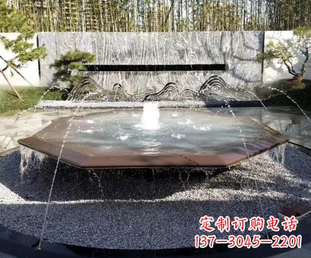 南通别墅不锈钢假山雕塑