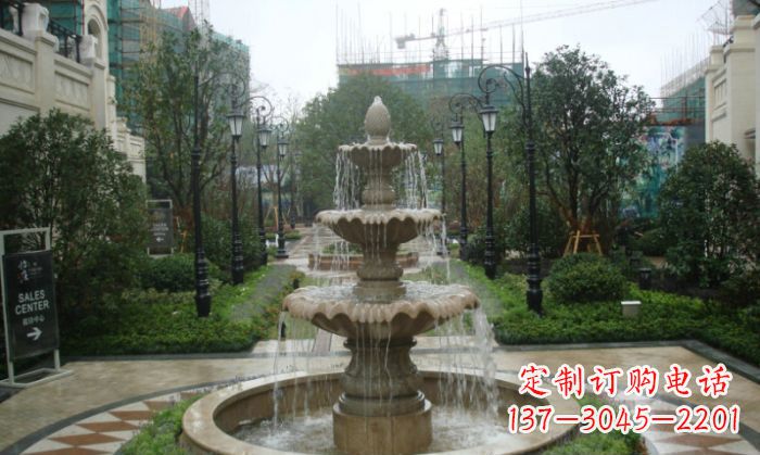 南通艺术喷泉石雕