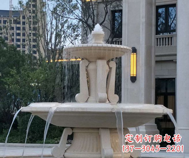 南通精美玉石喷泉给家园带来恬静古朴