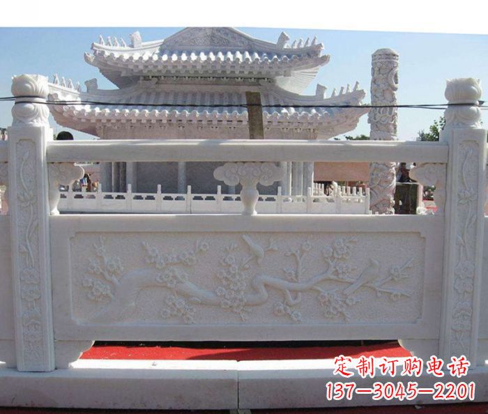 南通汉白玉石栏板精美、细腻、质感十足