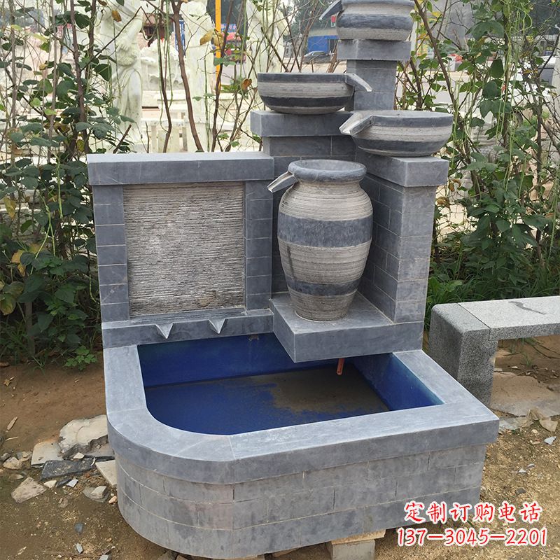 南通精致花园喷泉令人耳目一新的室外装饰