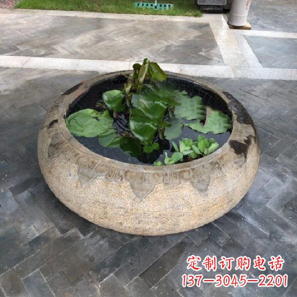 南通经典古典仿古石雕鱼缸