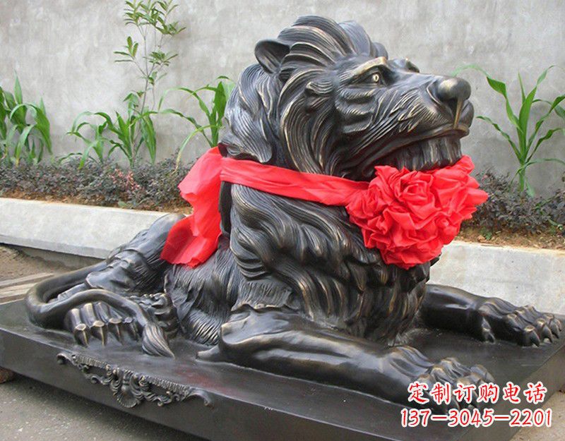 南通铜质狮子雕塑