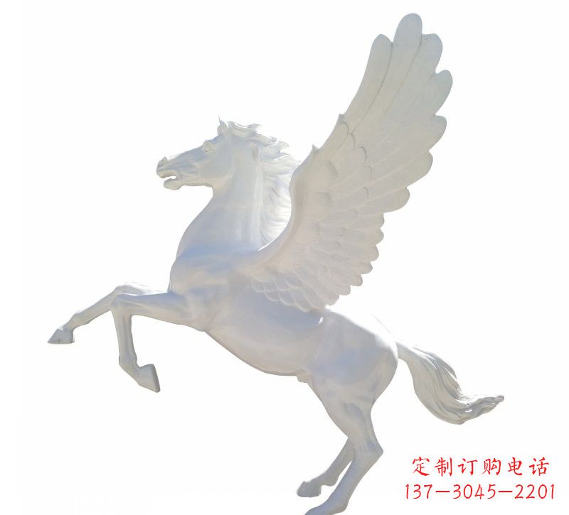 南通玻璃钢白色飞马