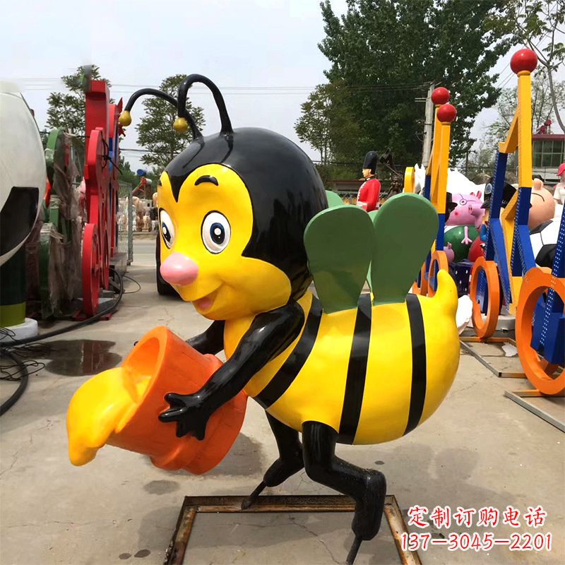 南通玻璃钢蜜蜂雕塑