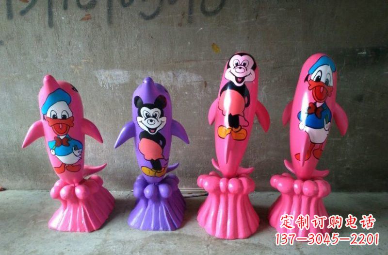 南通玻璃钢海豚雕塑把海洋之美带到你家