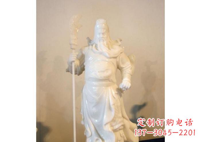 南通关公雕塑玻璃钢制作的精美杰作