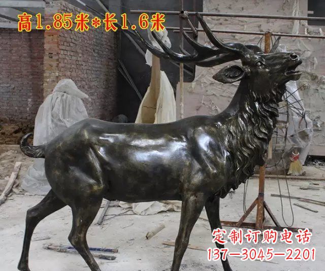 南通玻璃钢仿铜动物雕塑精美绝伦