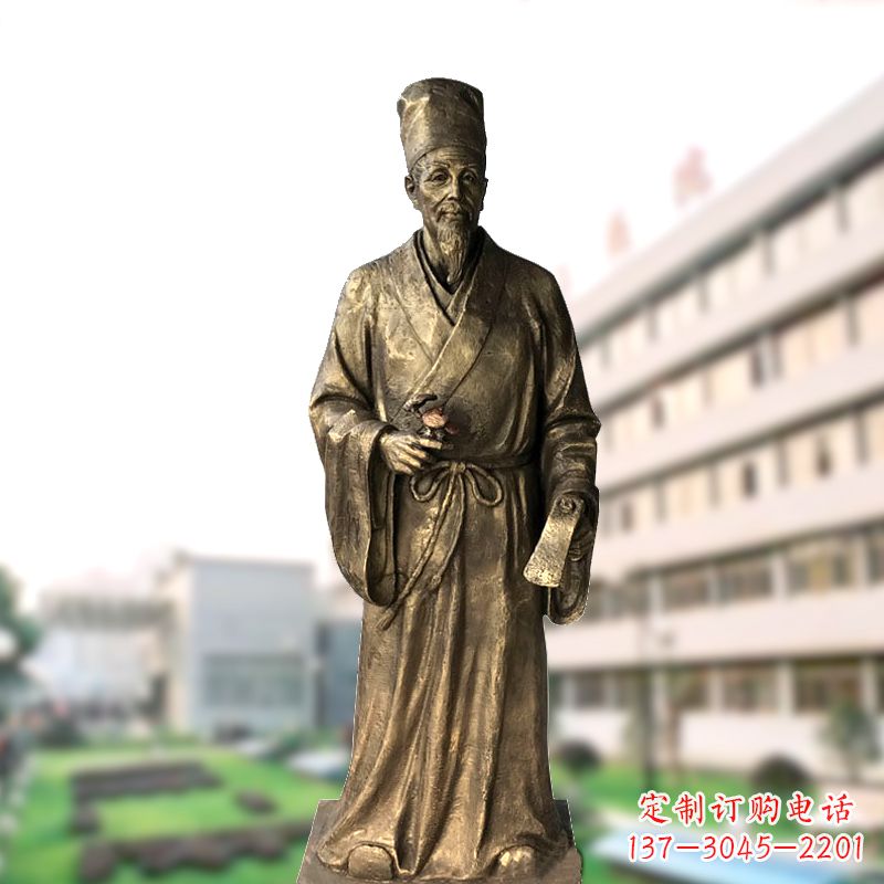 南通李时珍药圣的雕塑艺术
