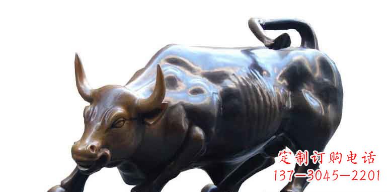 南通玻璃钢仿铜牛公园动物雕塑雕刻艺术的精美绝伦
