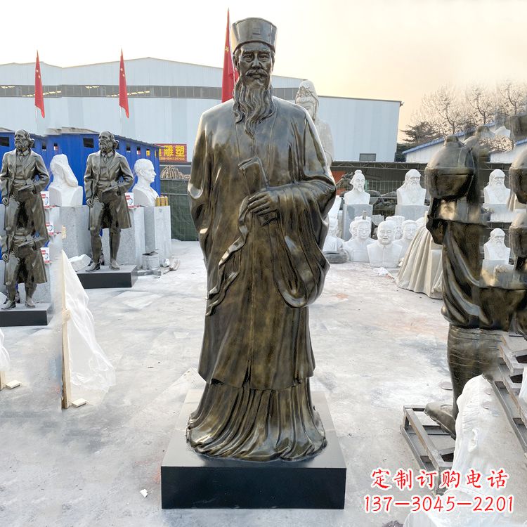 南通苏东坡玻璃钢仿铜雕塑