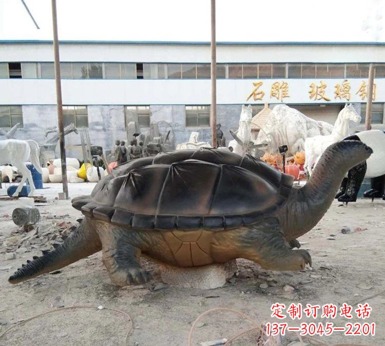 南通玻璃钢乌龟雕塑——精致美丽的艺术品