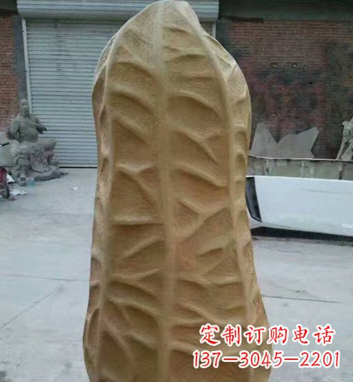 南通玻璃钢精美花生雕塑
