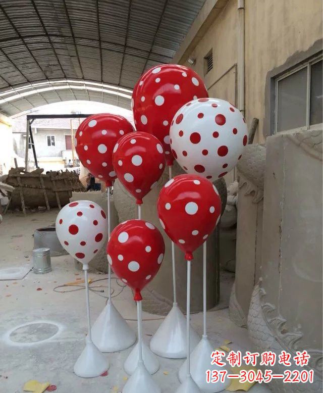 南通玻璃钢仿真气球雕塑