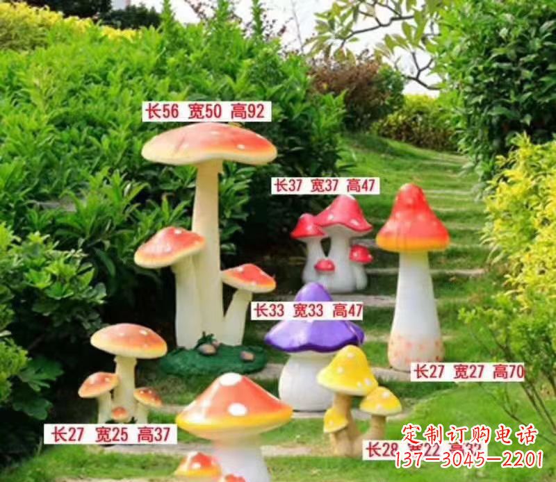 南通玻璃钢蘑菇雕塑——描绘美丽景色
