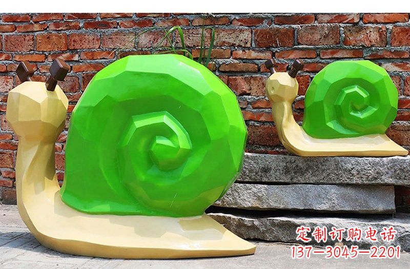 南通玻璃钢蜗牛雕塑——浪漫又充满灵感