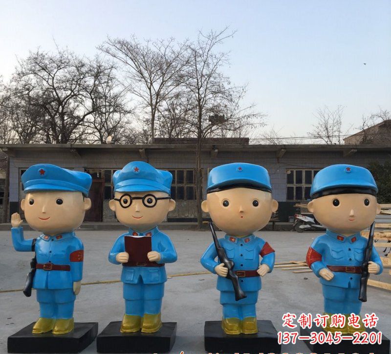 南通玻璃钢制作的红军雕塑传承精神