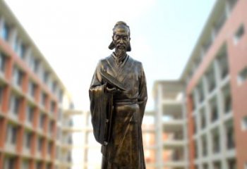 南通祖冲之雕像——传承校园历史的象征