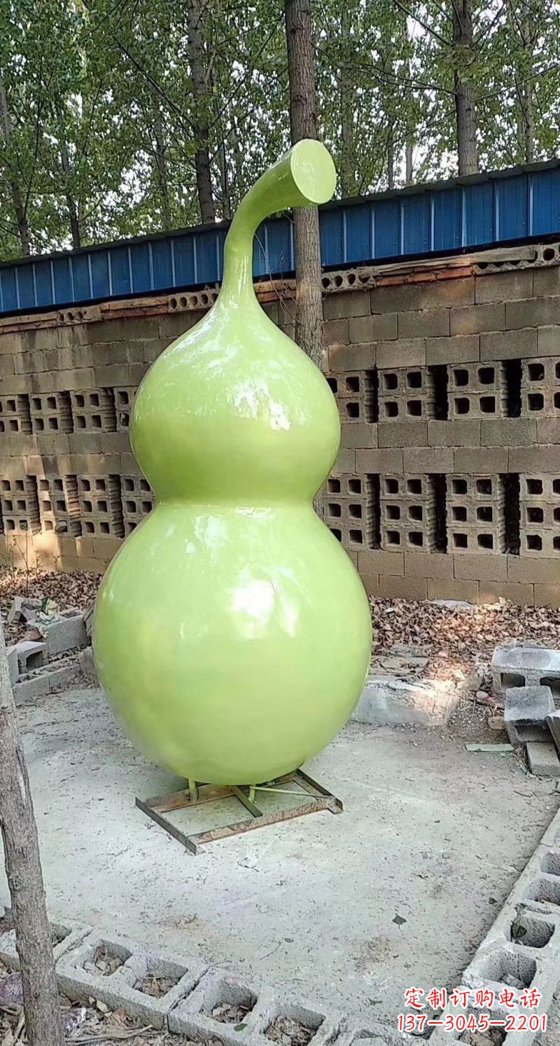 南通玻璃钢烤漆园林葫芦雕塑