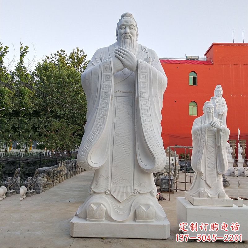 南通玻璃钢制作的孔子雕塑