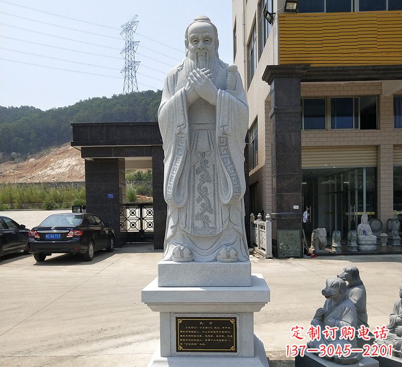 南通玻璃钢孔子像