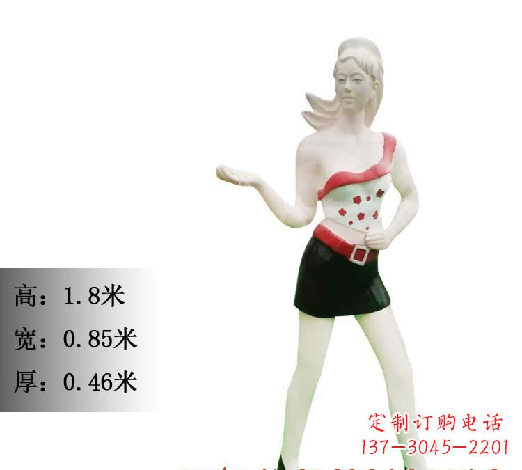 南通玻璃钢美女雕塑精致细腻的艺术精品