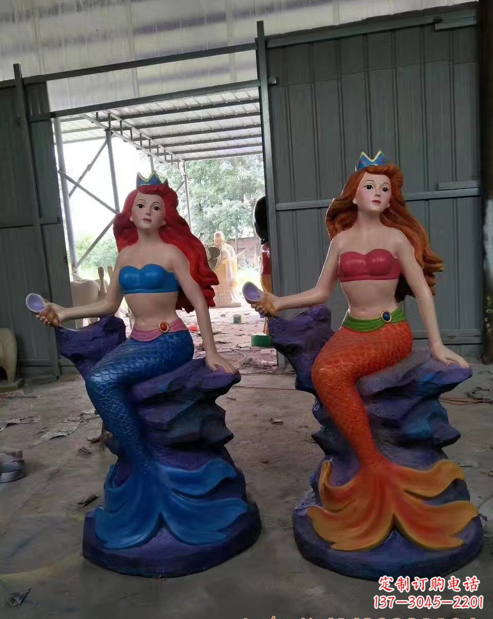 南通玻璃钢美人鱼雕塑——精美的艺术作品