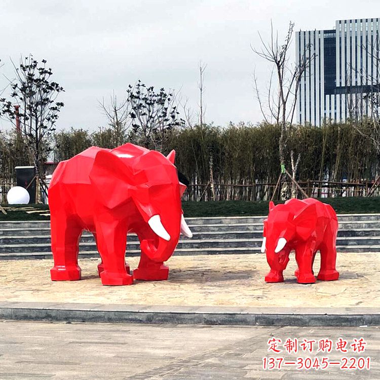 南通玻璃钢大象雕塑艺术之美