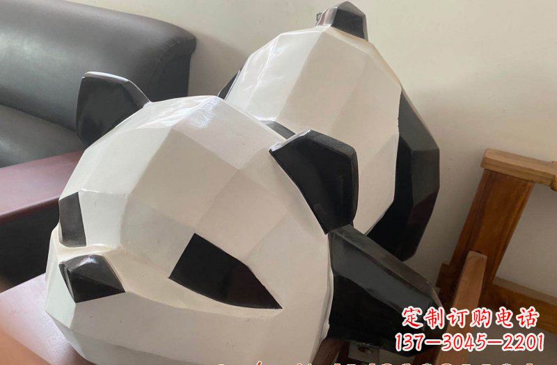 南通玻璃钢熊猫雕塑