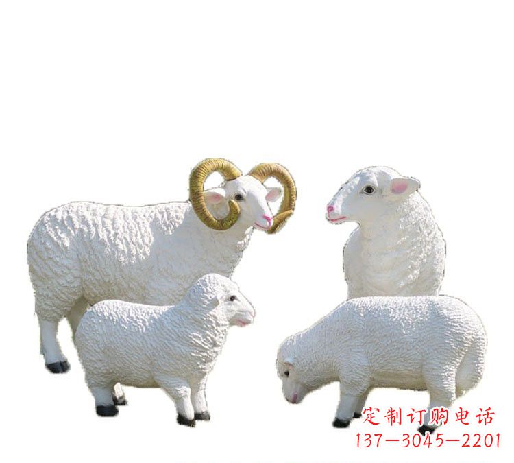 南通玻璃钢山羊雕塑——传承藏区特色文化