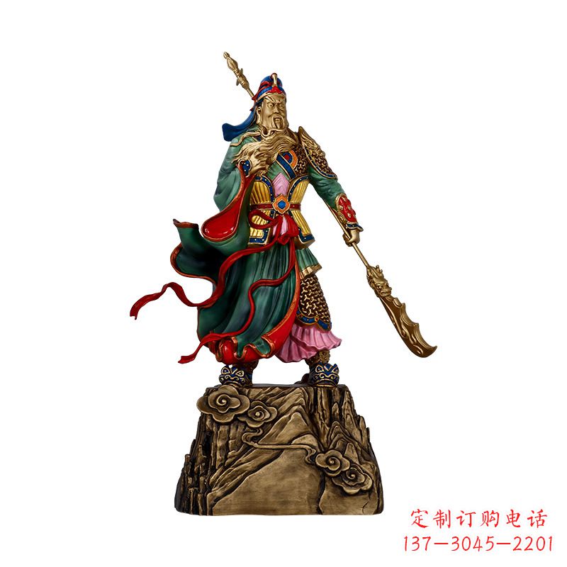 南通玻璃钢制关羽雕塑