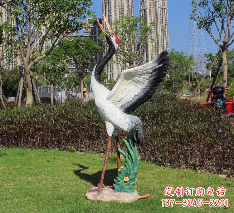 南通仙鹤雕塑玻璃钢的艺术之美