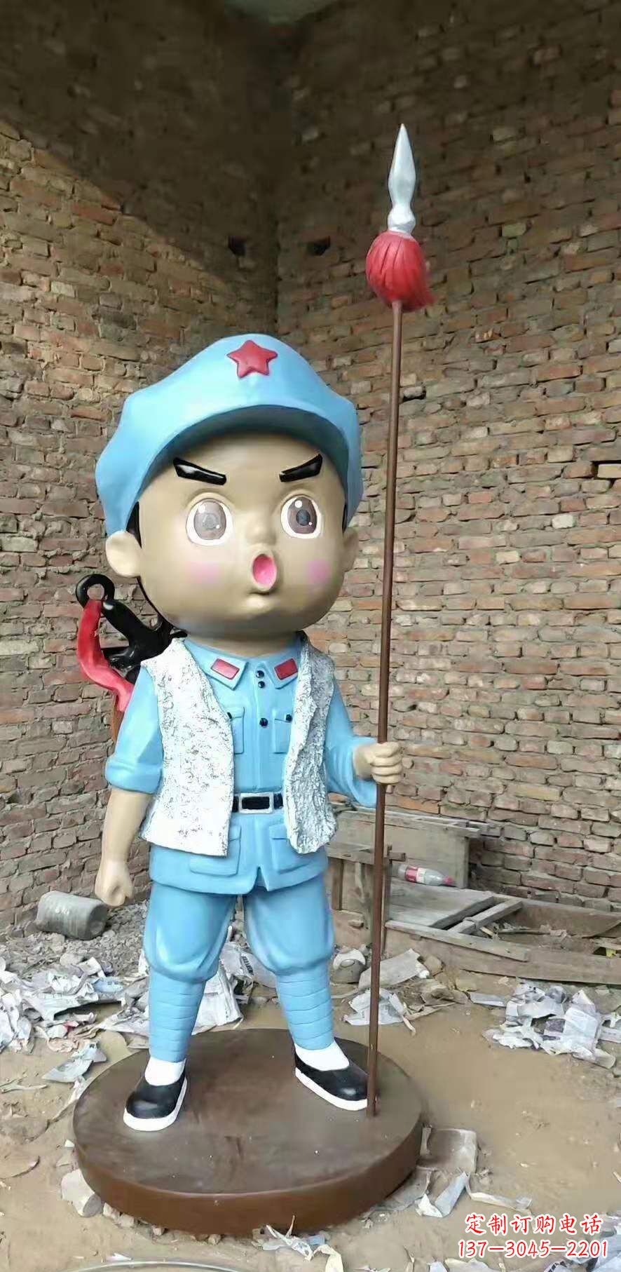 南通红军雕塑弘扬伟大革命精神