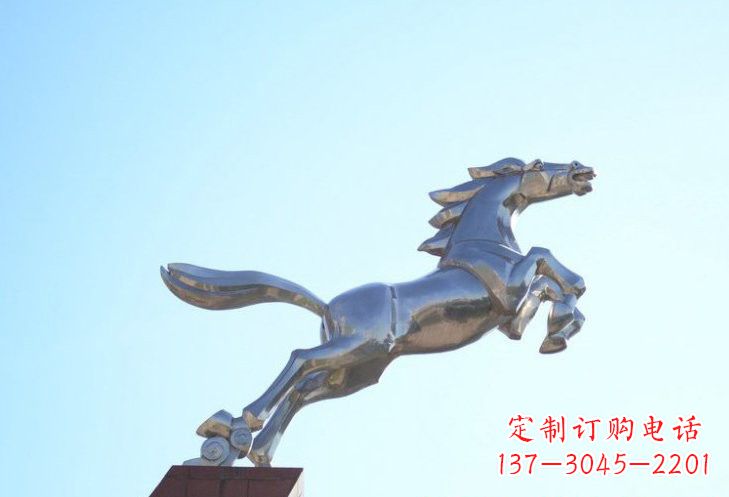 南通不锈钢奔马雕塑
