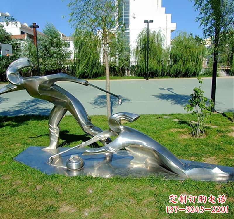 南通不锈钢冰壶雕塑——一种艺术形式