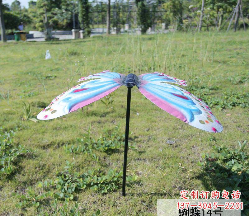南通不锈钢彩色蝴蝶雕塑艺术之美